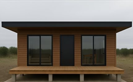 CASA PREFABRICADA CON PANELES SIP INSTALADA 42.3 m2